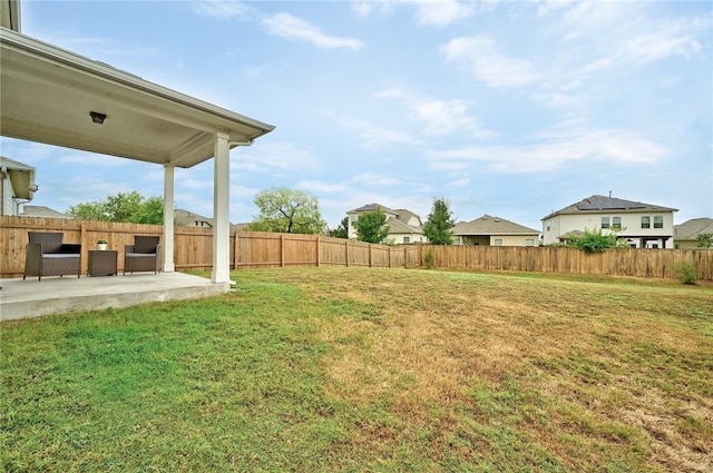 10612 Harwood Overlook Cv, Austin, TX 78747 - fenced backyard with a patio