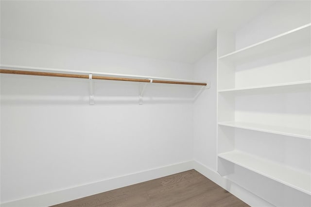 1117 Lawson Ln Unit 2, Austin, TX 78702 - walk in closet featuring wood finished floors