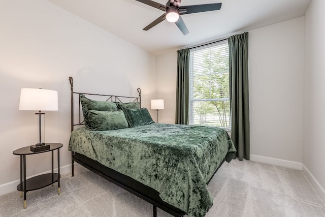 603 Arundel Rd, Austin, TX 78738 - bedroom featuring baseboards, carpet floors, and a ceiling fan
