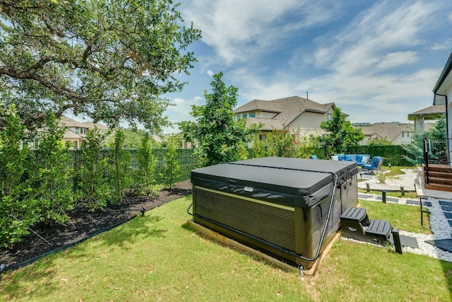 603 Arundel Rd, Austin, TX 78738 - view of yard with a hot tub