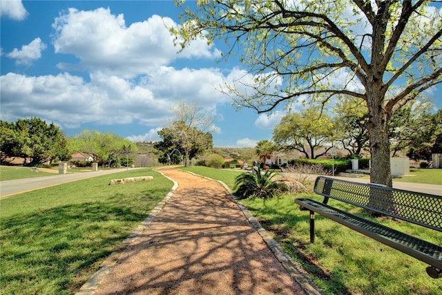 208 Sailors Run, Lakeway, TX 78734 - surrounding community with a yard