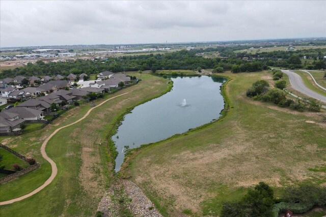 163 Wainscot Oak Way, San Marcos, TX 78666 - aerial overview of property's location with a large body of water and nearby suburban area