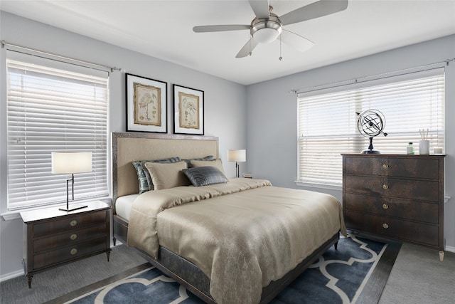 144 Holstein St, Hutto, TX 78634 - bedroom with baseboards and a ceiling fan