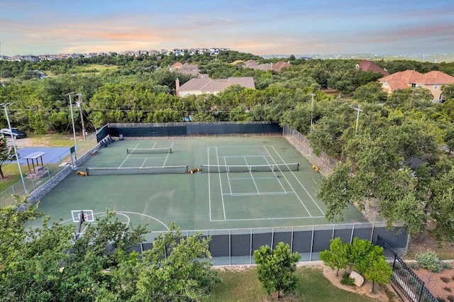 19506 Inverness Dr, Lakeway, TX 78669 - view of tennis court