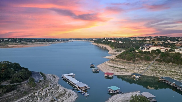 2449 Crosswind Dr, Lakeway, TX 78669 - drone / aerial view of a large body of water