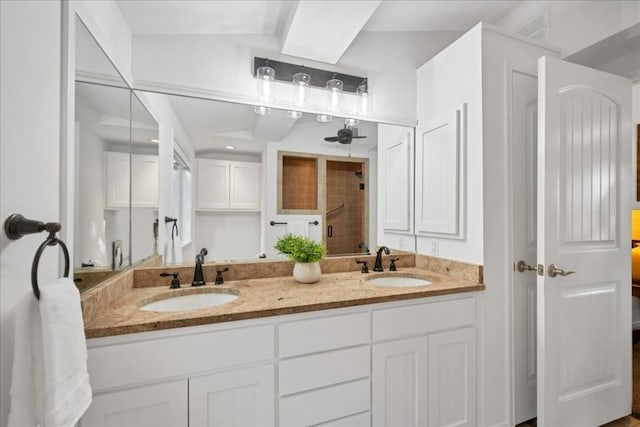 922 Challenger, Lakeway, TX 78734 - full bath featuring double vanity and tiled shower