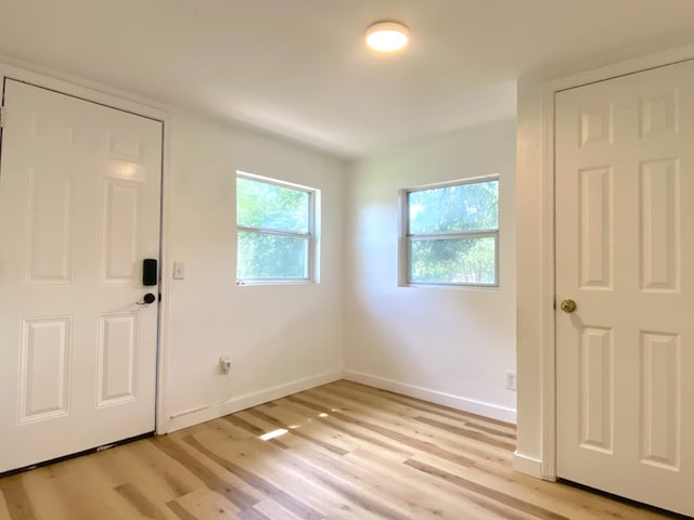 1007 Johnson St, Lockhart, TX 78644 - entryway featuring light wood finished floors and baseboards