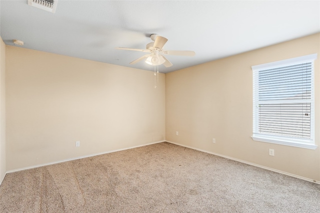 107 Marklawn Ln, Hutto, TX 78634 - carpeted empty room with ceiling fan and a smoke detector