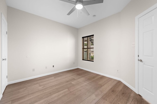 12166 Metric Blvd Unit 115, Austin, TX 78758 - spare room featuring light wood-style floors and ceiling fan