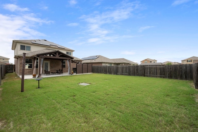 13712 Fallsprings Way, Manor, TX 78653 - view of yard featuring a gazebo and a patio
