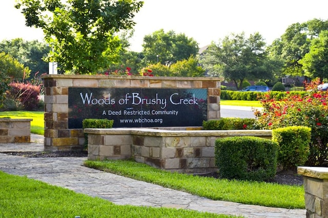 8417 Cornerwood Dr, Austin, TX 78717 - view of community / neighborhood sign