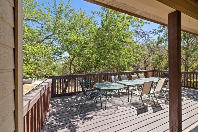 15100 General Williamson Dr, Austin, TX 78734 - deck with outdoor dining space