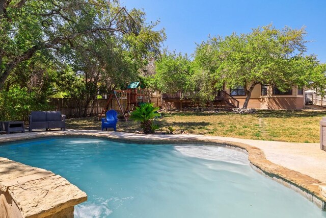 15100 General Williamson Dr, Austin, TX 78734 - view of pool featuring stairs