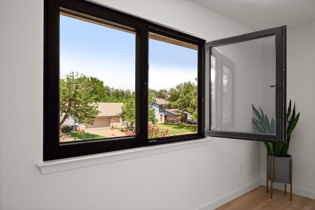 3809 Eton Ln, Austin, TX 78727 - spare room with baseboards and wood finished floors