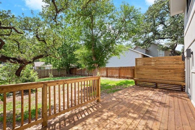 3809 Eton Ln, Austin, TX 78727 - view of wooden terrace