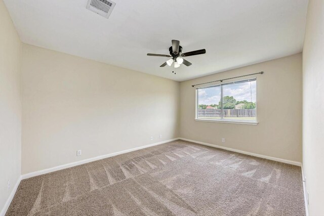 1101 Winecup Ct, Leander, TX 78641 - empty room with carpet flooring and a ceiling fan
