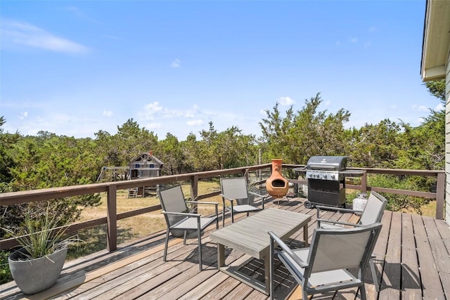 415 Angel Fire Rd, Dripping Springs, TX 78620 - deck featuring a grill