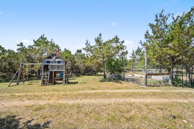 415 Angel Fire Rd, Dripping Springs, TX 78620 - view of yard with a playground
