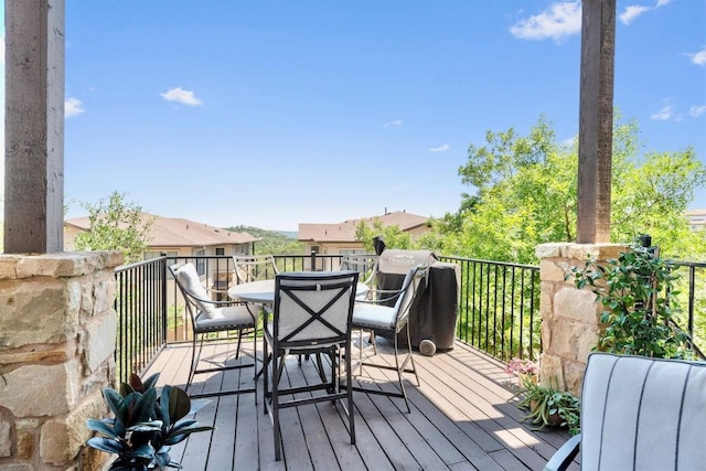 4000 Ranch Road 620 N Unit 7, Austin, TX 78734 - deck featuring outdoor dining space