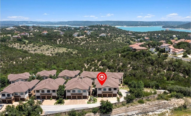 4000 Ranch Road 620 N Unit 7, Austin, TX 78734 - aerial perspective of suburban area with a large body of water