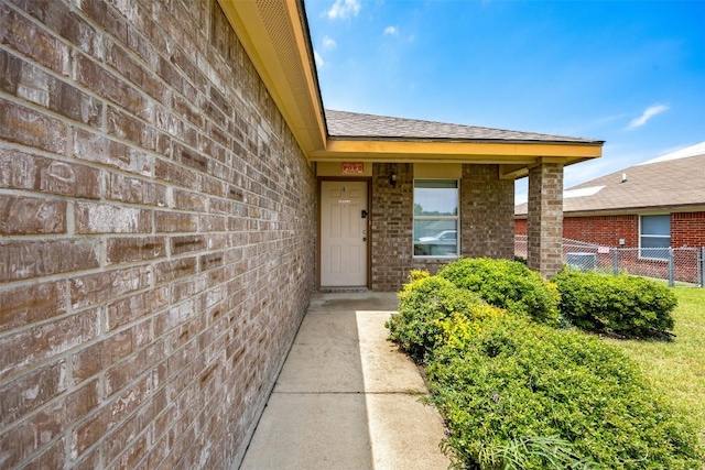 308 Janelle Drive A And B, Copperas Cove, TX 76522 - entrance to property with brick siding and a shingled roof