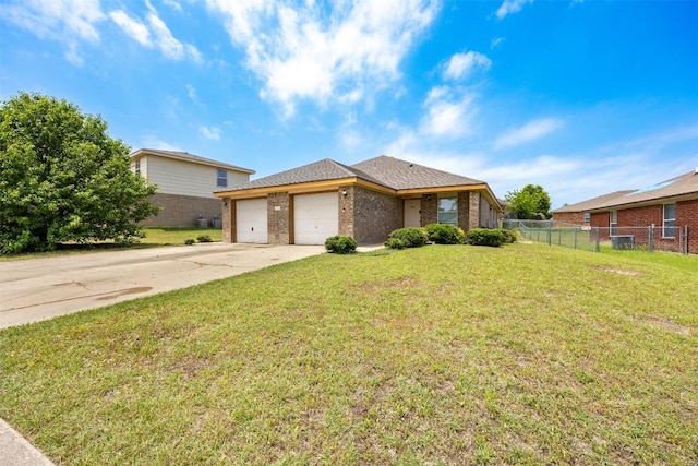 308 Janelle Drive A And B, Copperas Cove, TX 76522 - view of front of home featuring an attached garage, brick siding, and concrete driveway