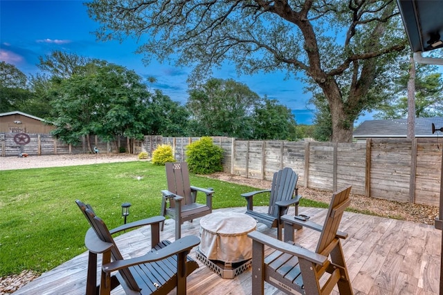 view of deck