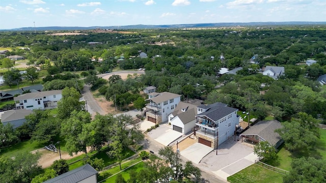 aerial perspective of suburban area