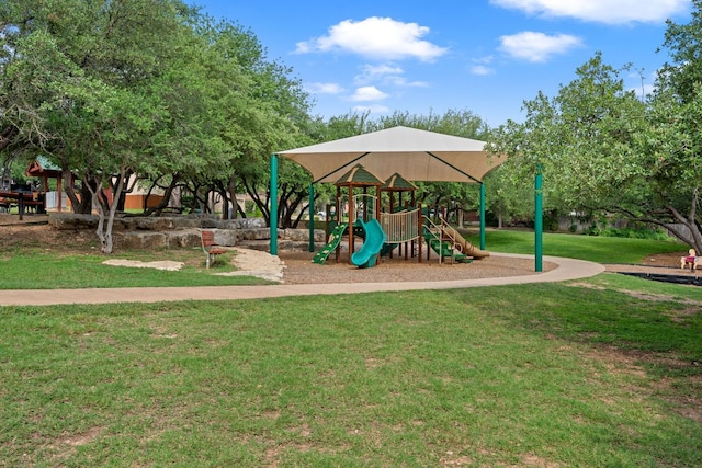 4308 Canyon Glen Cir, Austin, TX 78732 - community play area featuring a yard