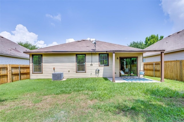 14605 Naruna Way, Pflugerville, TX 78660 - rear view of property with a patio area and cooling unit