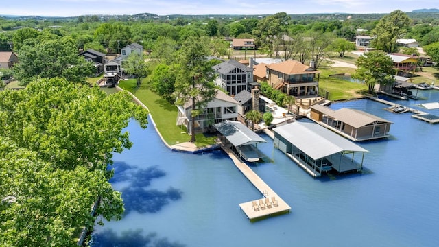 515 Circle Dr, Sunrise Beach, TX 78643 - bird's eye view of a large body of water
