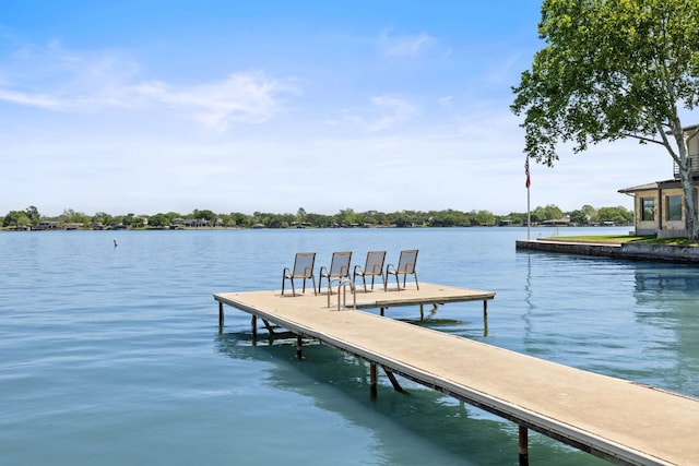 515 Circle Dr, Sunrise Beach, TX 78643 - dock with a water view