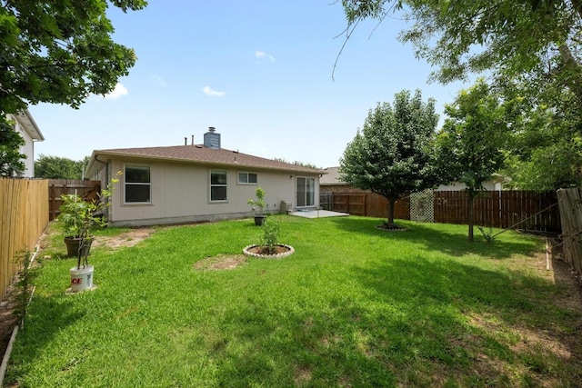 3807 Haleys Way, Round Rock, TX 78665 - rear view of house featuring a chimney