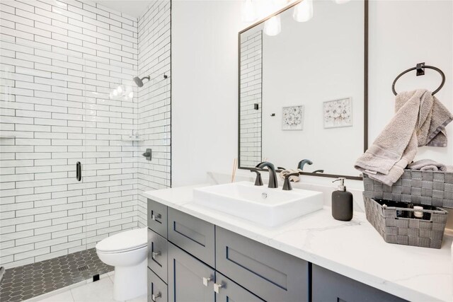 13209 Mansfield Dr, Austin, TX 78732 - bathroom featuring a shower stall and vanity