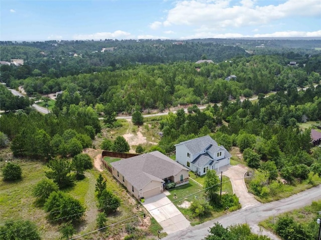 173 Kipahulu Dr, Bastrop, TX 78602 - aerial view of a heavily wooded area