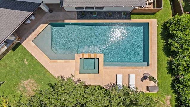 3604 Shady Creek Cv, Austin, TX 78746 - view of pool