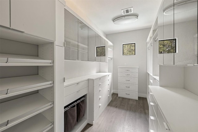 3604 Shady Creek Cv, Austin, TX 78746 - walk in closet featuring wood finished floors