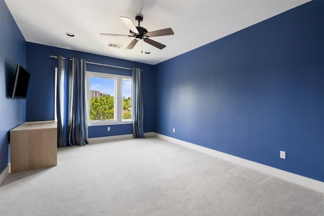 3604 Shady Creek Cv, Austin, TX 78746 - carpeted empty room with baseboards and ceiling fan