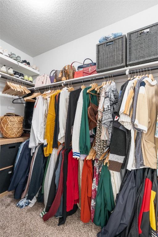 609 Ibis Falls Loop, Jarrell, TX 76537 - spacious closet with carpet
