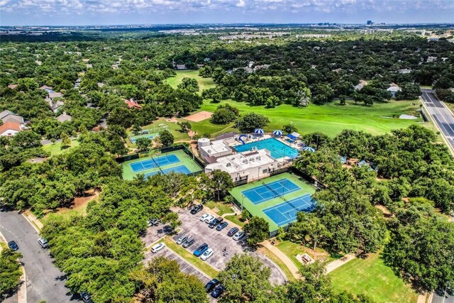 12910 Steeple Chase Dr, Austin, TX 78729 - aerial view