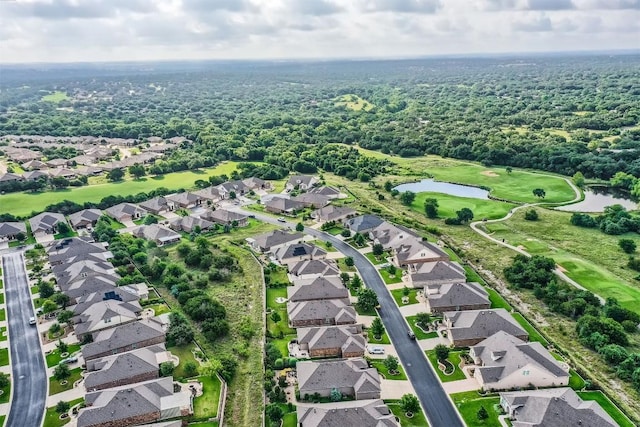 318 Fairway Ridge Rd, Georgetown, TX 78633 - aerial view of property and surrounding area featuring nearby suburban area and a nearby body of water