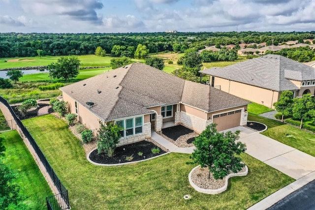 318 Fairway Ridge Rd, Georgetown, TX 78633 - aerial view of property and surrounding area with a nearby body of water