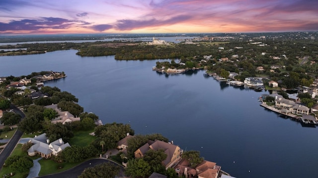 101 Matern Ct, Horseshoe Bay, TX 78657 - aerial view of property's location with a large body of water and nearby suburban area