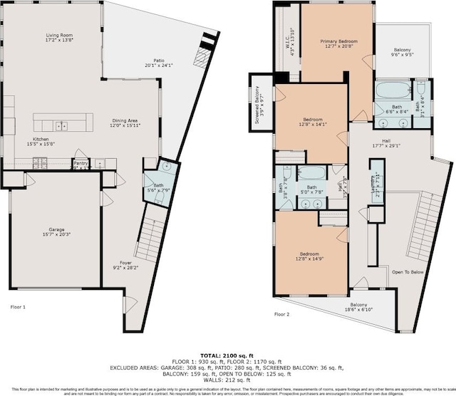133 Frederick St Unit A, Austin, TX 78704 - view of floor plan / room layout