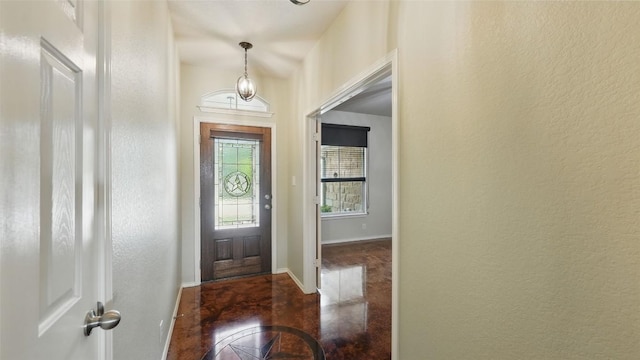 878 Avery Pkwy, New Braunfels, TX 78130 - entryway featuring baseboards and a textured wall