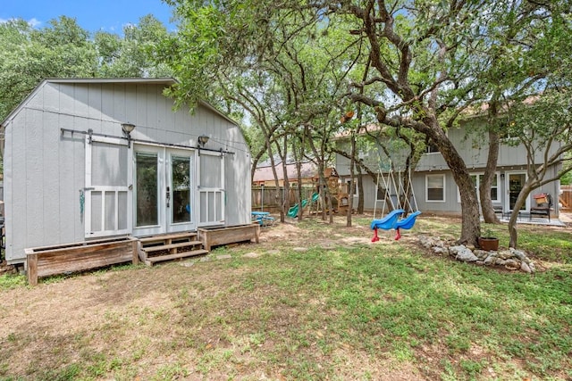 4019 Iriona Bnd, Austin, TX 78749 - view of yard featuring entry steps and a playground