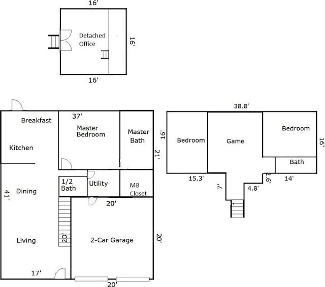 4019 Iriona Bnd, Austin, TX 78749 - view of property floor plan
