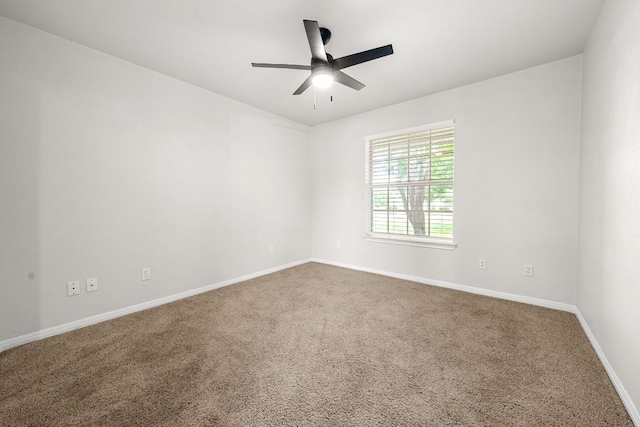 110 Starlight Trl, Georgetown, TX 78633 - empty room with carpet, ceiling fan, and baseboards
