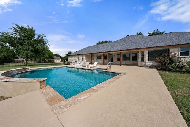 110 Starlight Trl, Georgetown, TX 78633 - view of swimming pool featuring a patio area