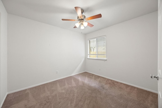 3817 Blue Mountain Path, Round Rock, TX 78681 - spare room featuring carpet and ceiling fan